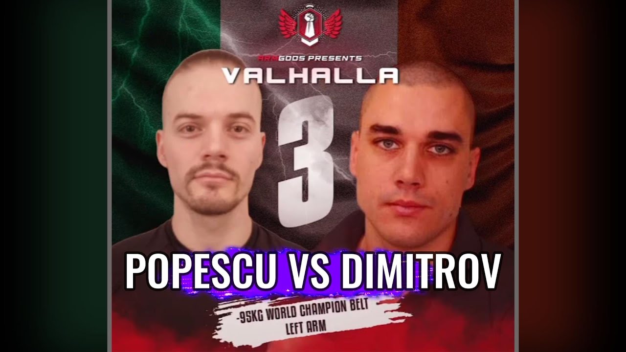 Armgods Valhalla 3 Official Footage | ADRIAN POPESCU vs PALAMEN DIMITROV